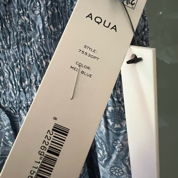 NWT Aqua Smocked Maxi Dress - Picture 6 of 6